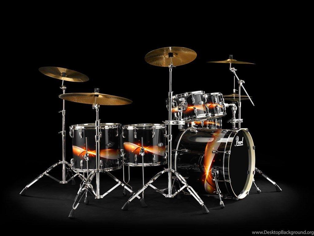 1024x768 Music Wallpaper: Pearl Drums Desktop Background Wallpaper