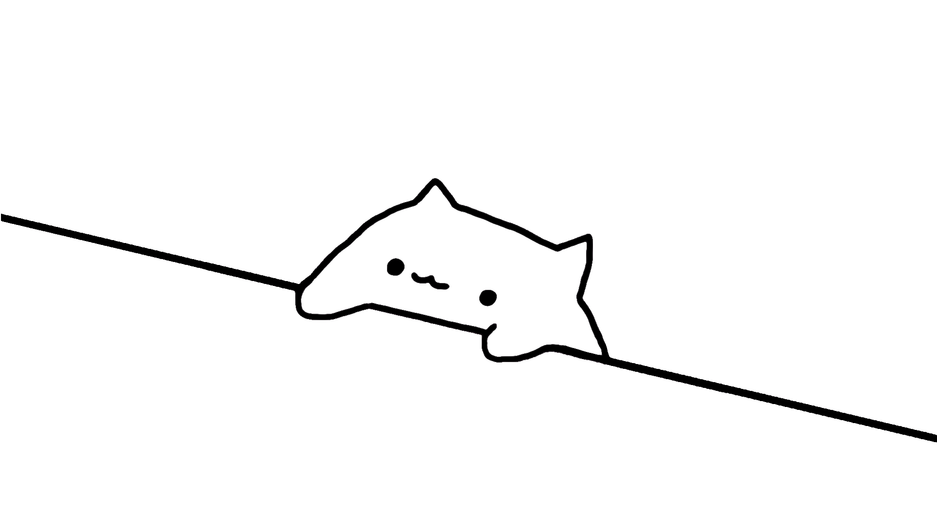 Живые обои bongo cat