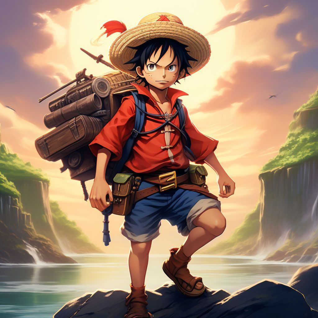 1024x1024 luffy chibi wallpaper