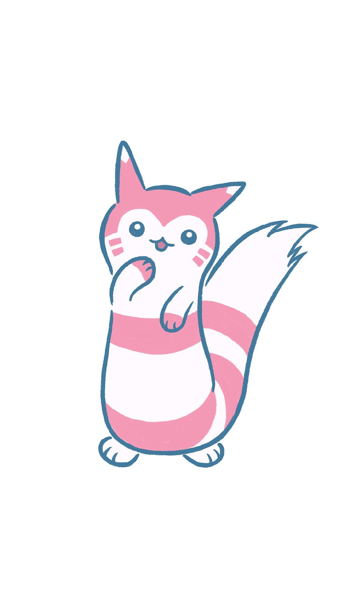 1170x2080 Shiny Furret mobile wallpaper