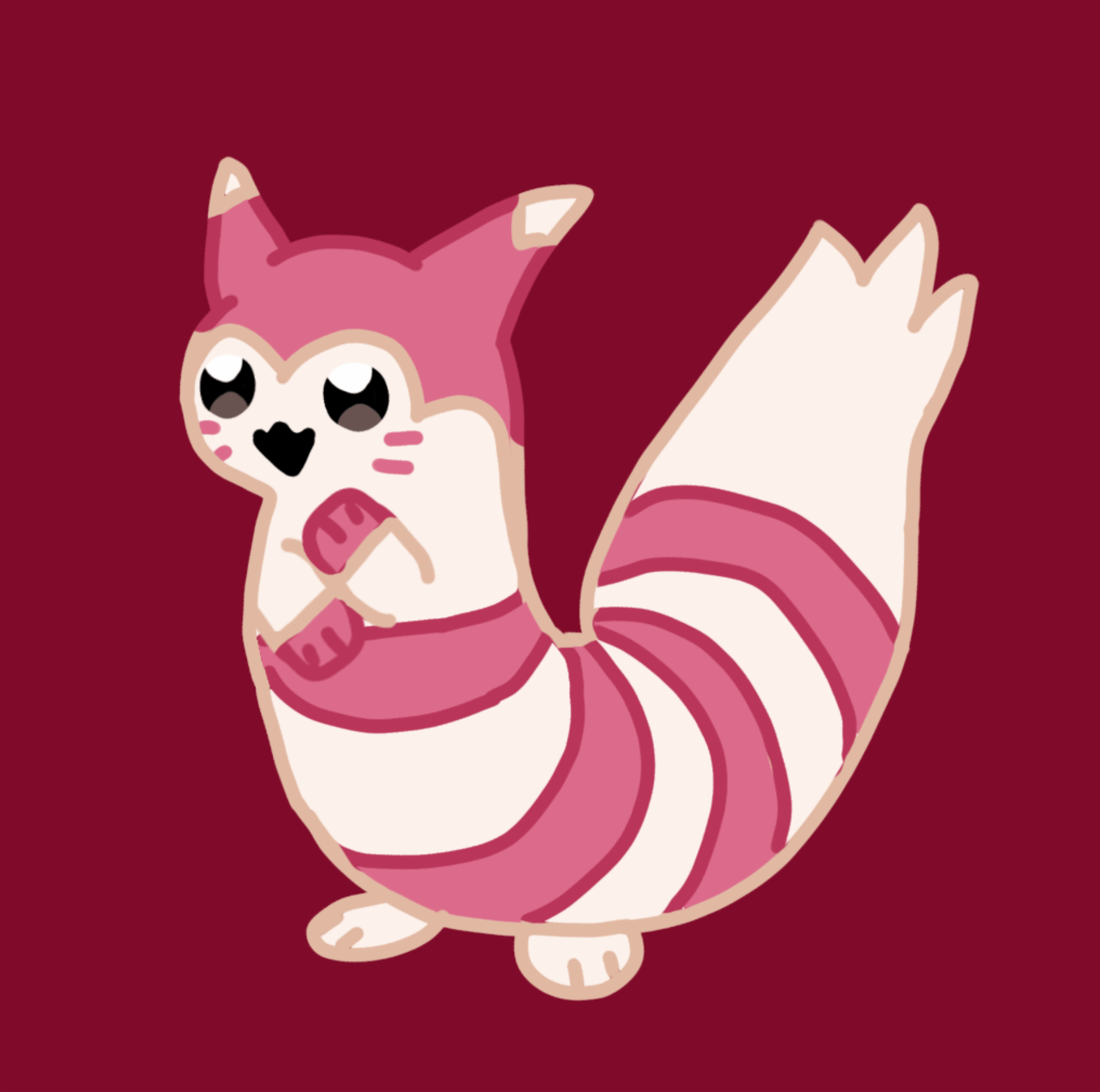 2287x2271 STOP I DREW SHINY FURRET ITS SO CUTE