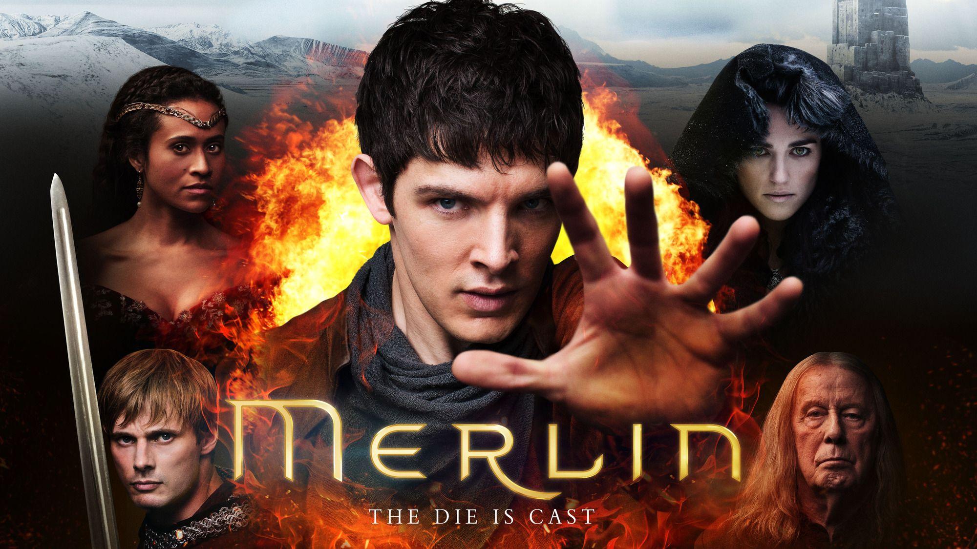 2000x1125 MERLIN family drama fantasy adventure television poster g