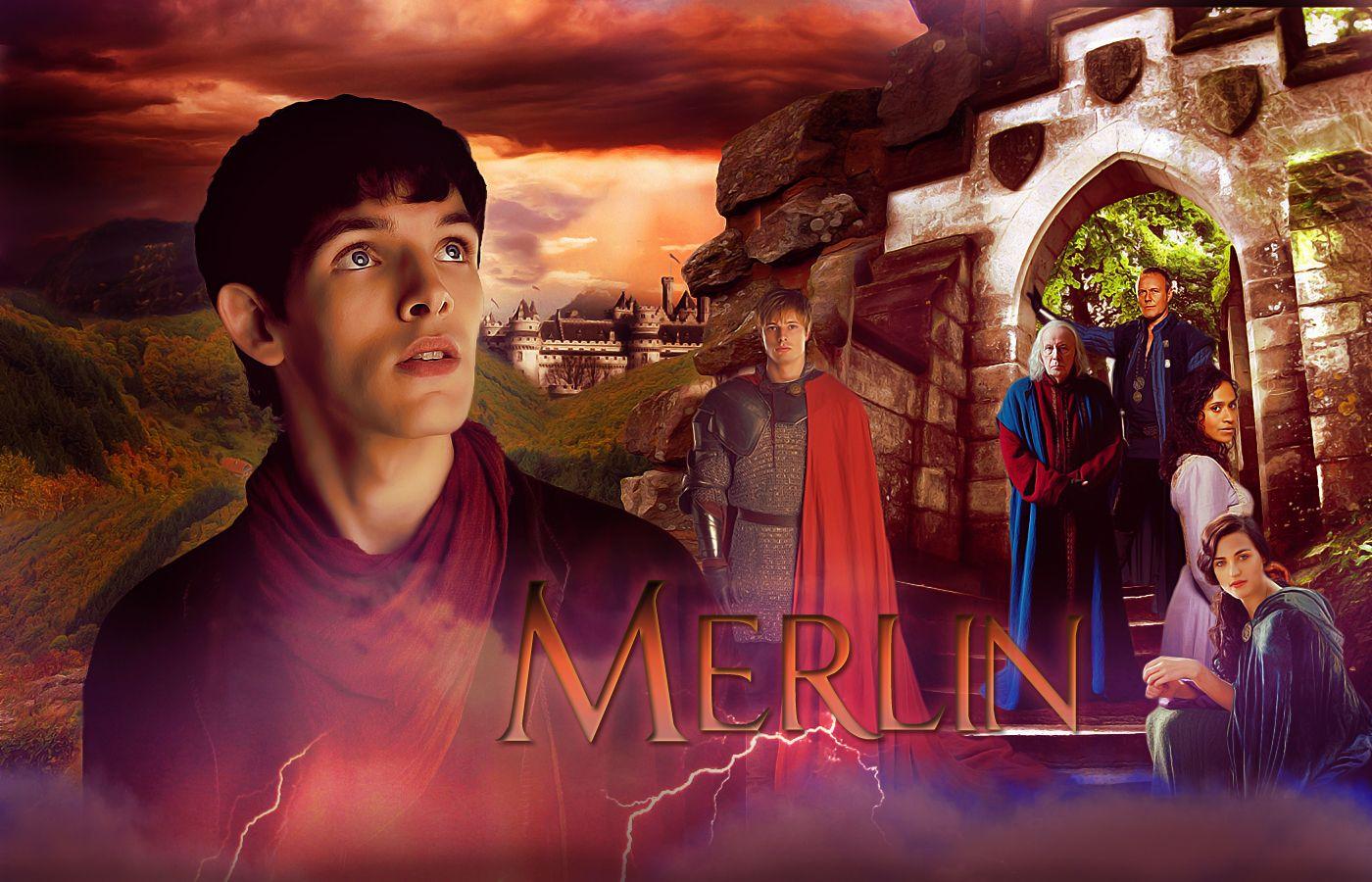 1400x900 Merlin Cast Wallpaper