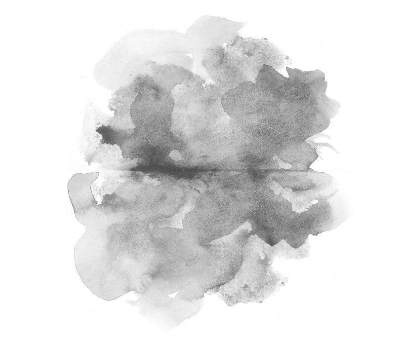816x699 Grey Watercolor
