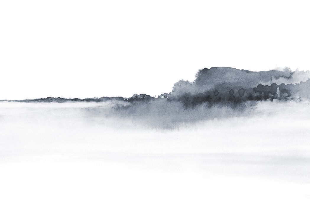 1049x699 Watercolor Landscape Gray