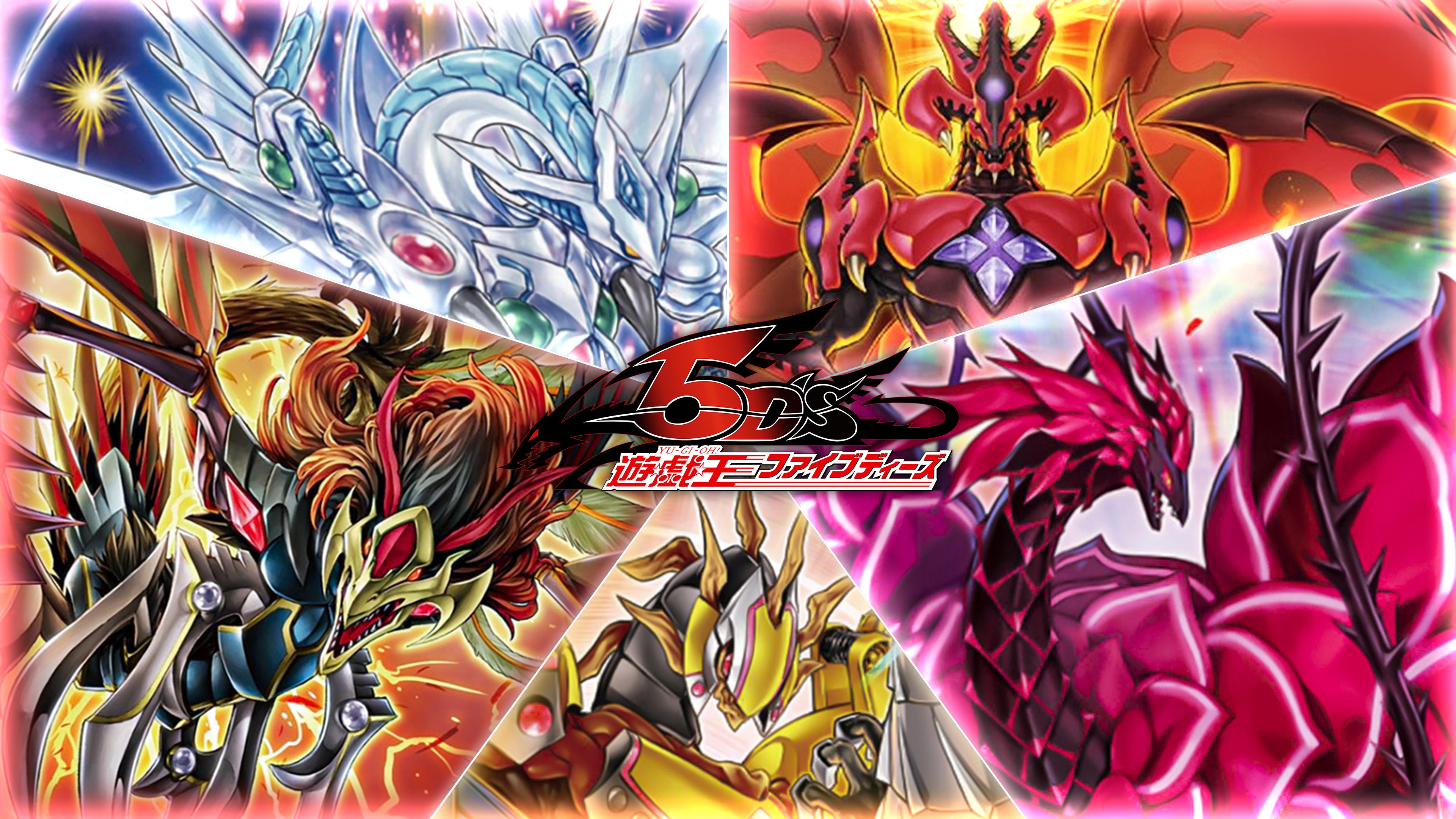 3840x2160 Yu Gi Oh! 5d's Wallpaper All Signer Dragons Evolutions(except For Ancient Fairy Dragon) [3840x2160] (by Me)