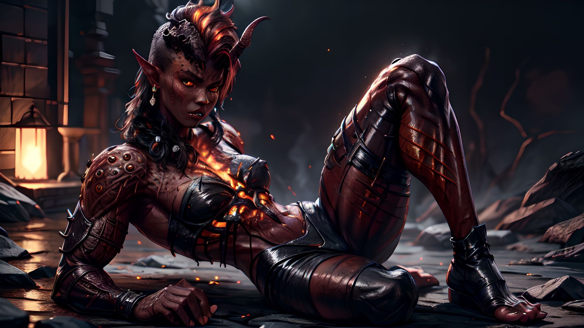1920x1080 Karlach (Baldur's Gate 3. BG3)