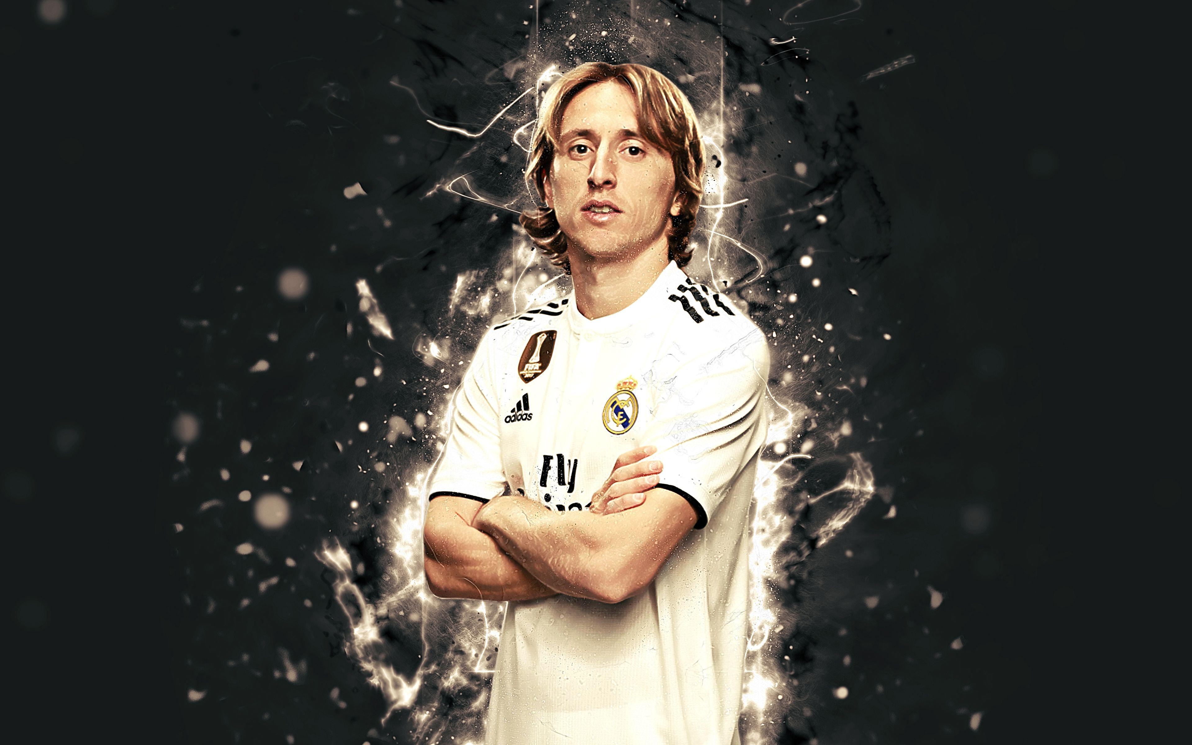 Wallpaper wallpaper, sport, football, player, Luka Modric, Real Madrid CF  images for desktop, section спорт - download