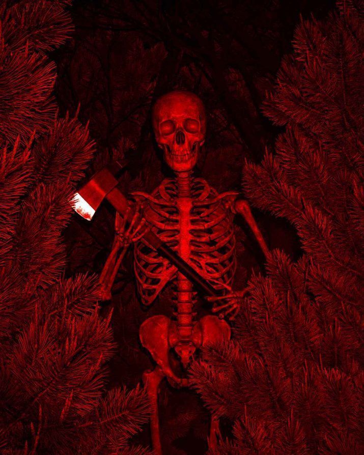 715x894 Skeleton Wallpaper Sun