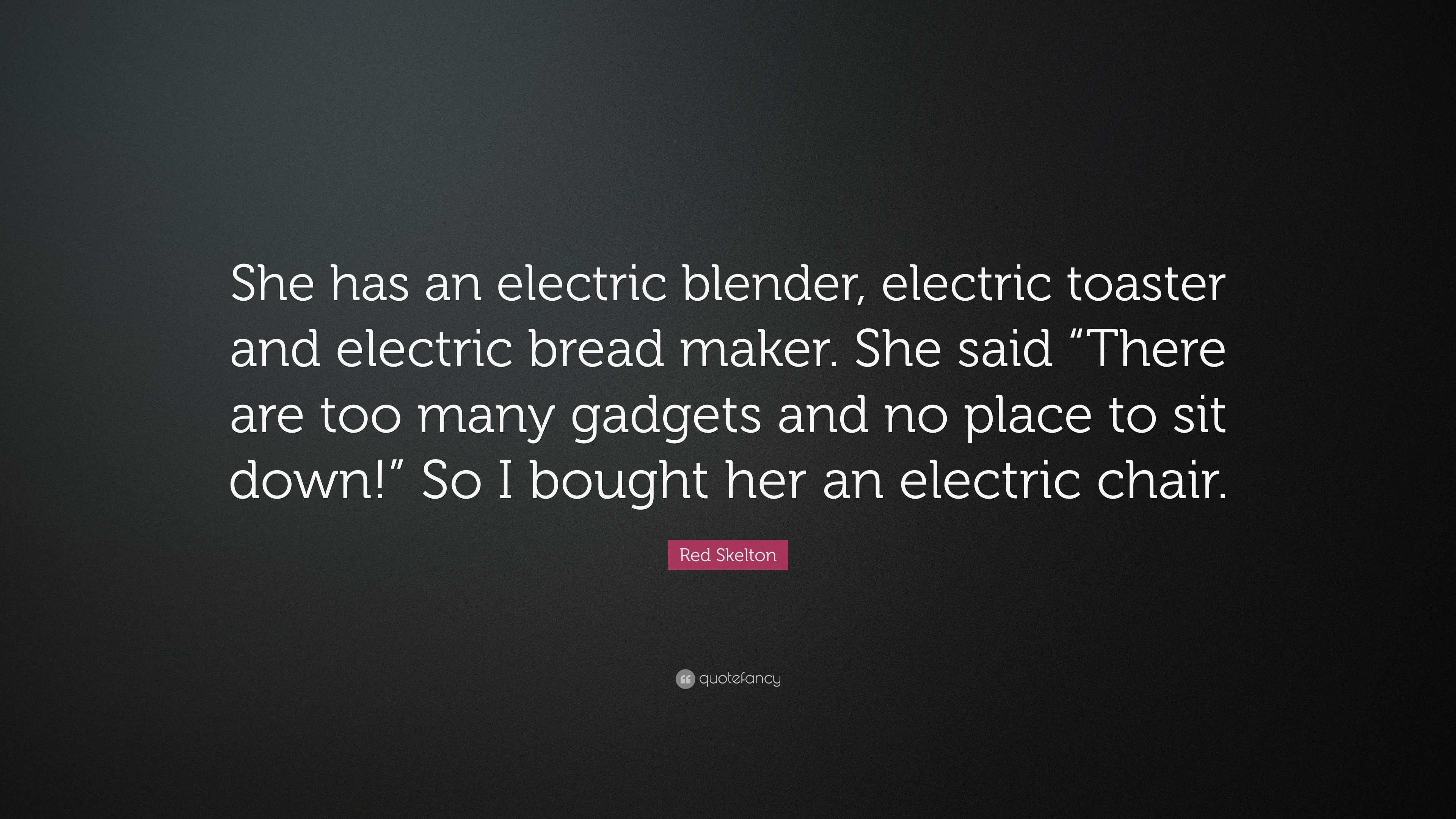 3840x2160 Red Skelton Quote: “She has an electric
