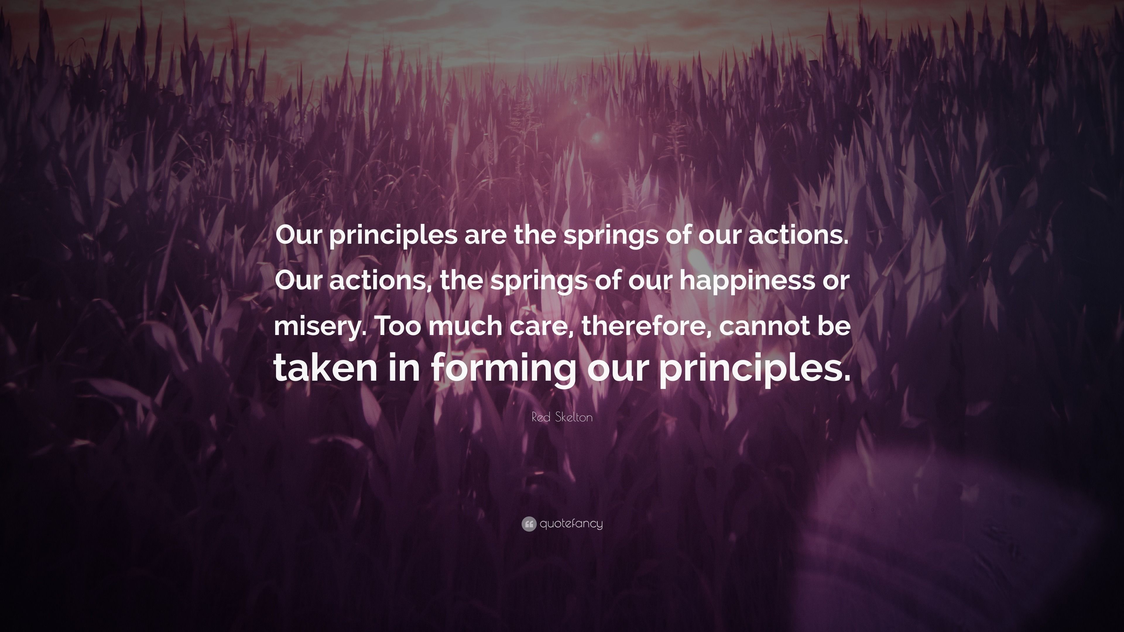 3840x2160 Red Skelton Quote: “Our principles are