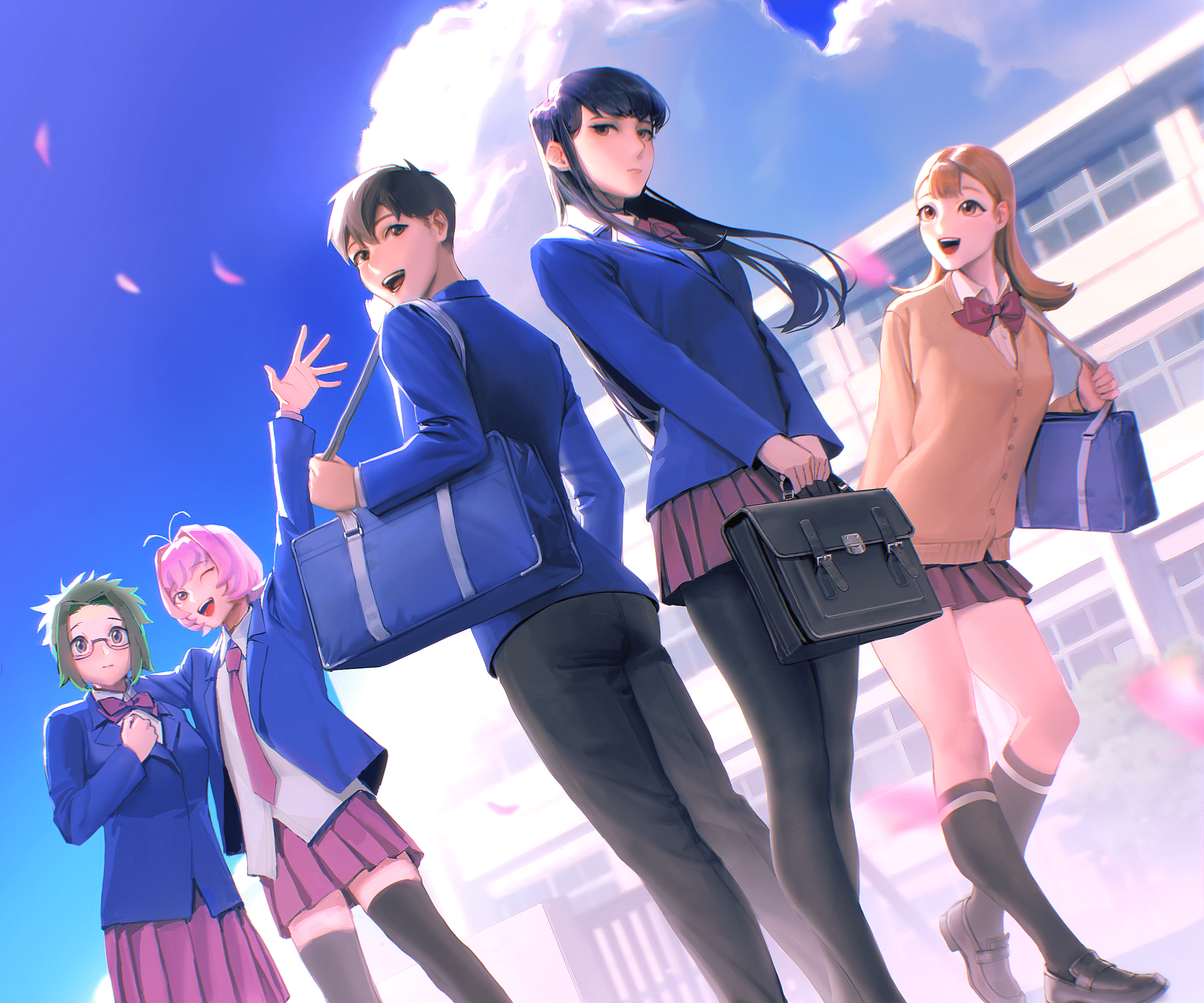 2544x2120 Anime Komi Can't Communicate HD Wallpaper