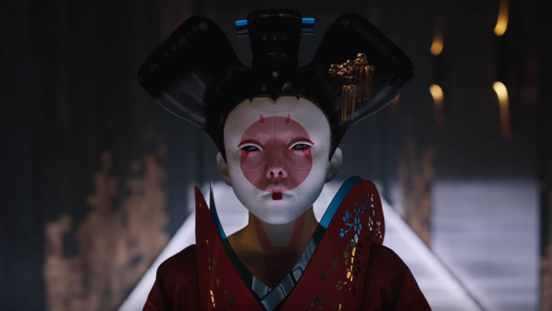 1920x1080 Ghost in the Shell 2017 Geisha Wallpaper