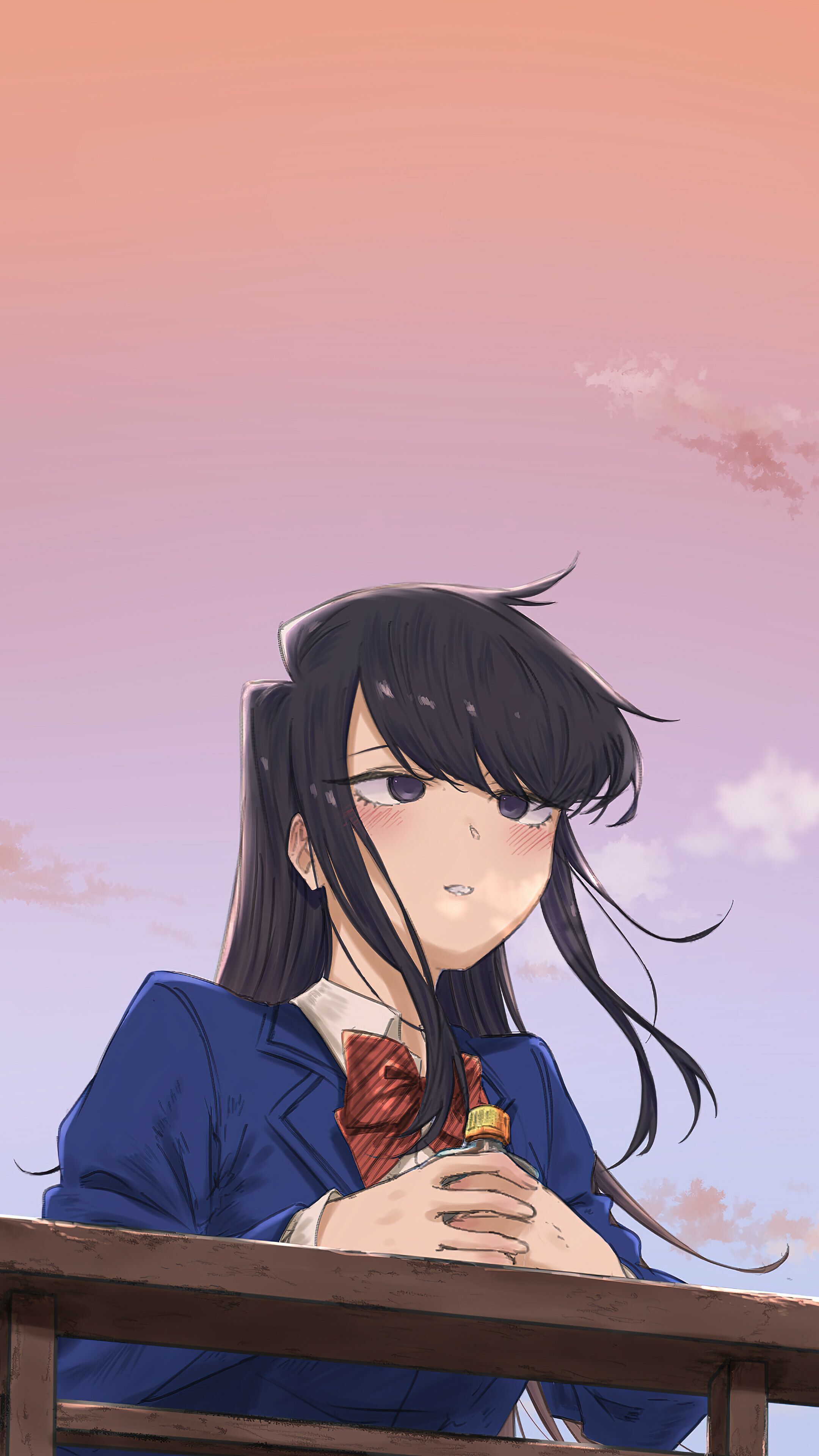2160x3840 Komi Can't Communicate Wallpaper