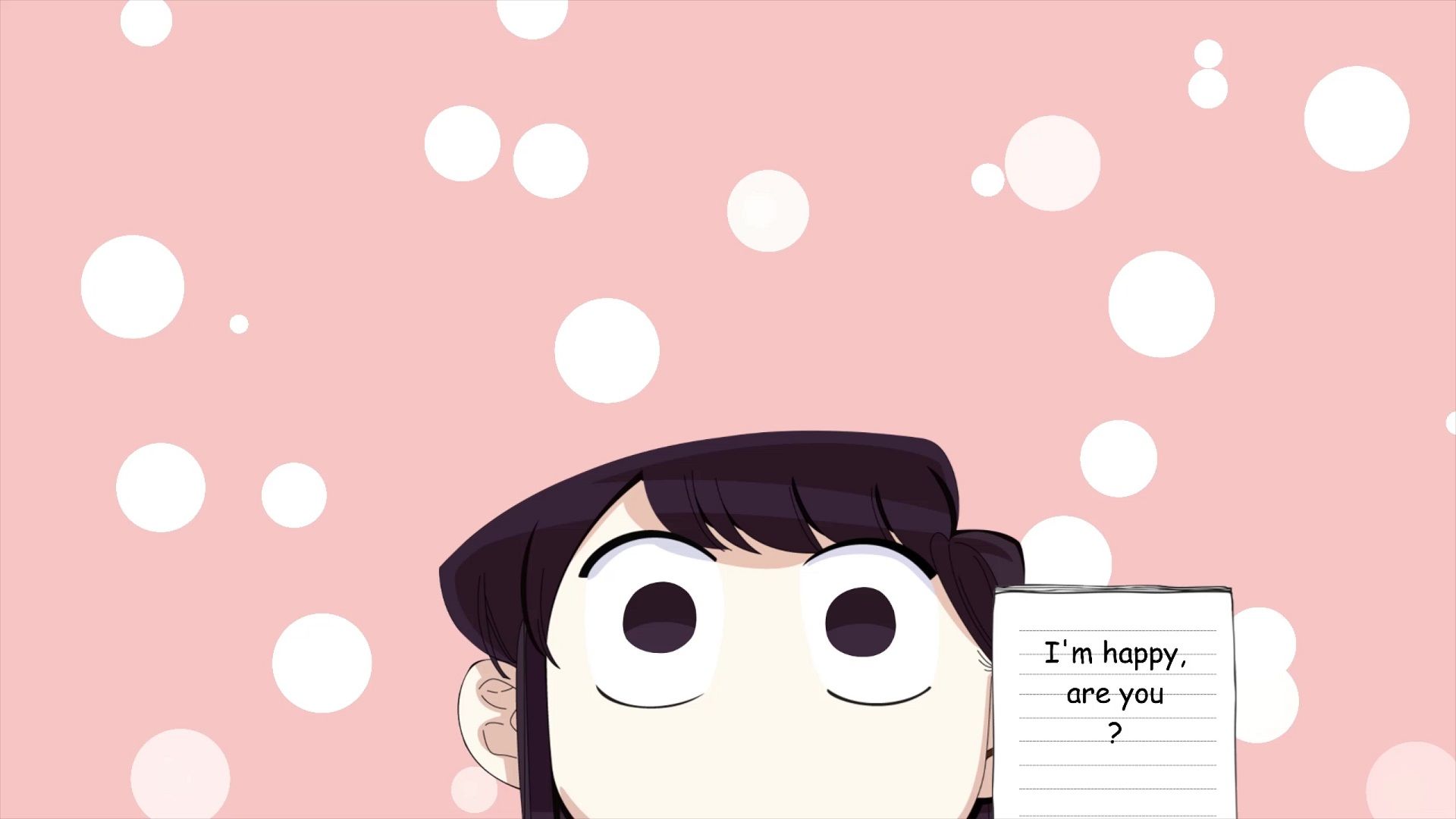 1920x1080 Komi Can't Communicate Live Wallpaper