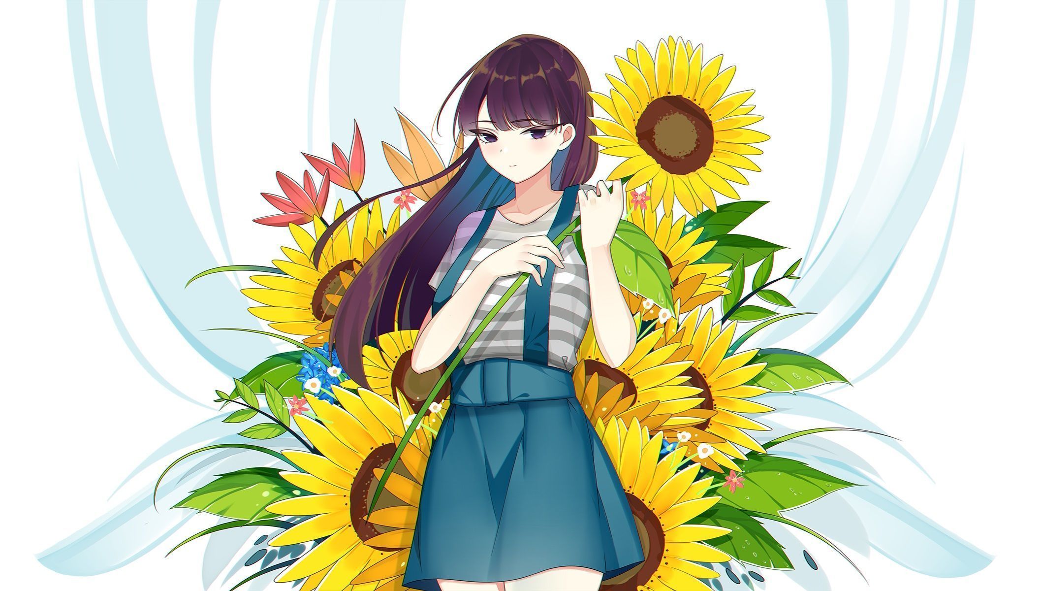 2117x1200 Anime Komi Can't Communicate HD Wallpaper