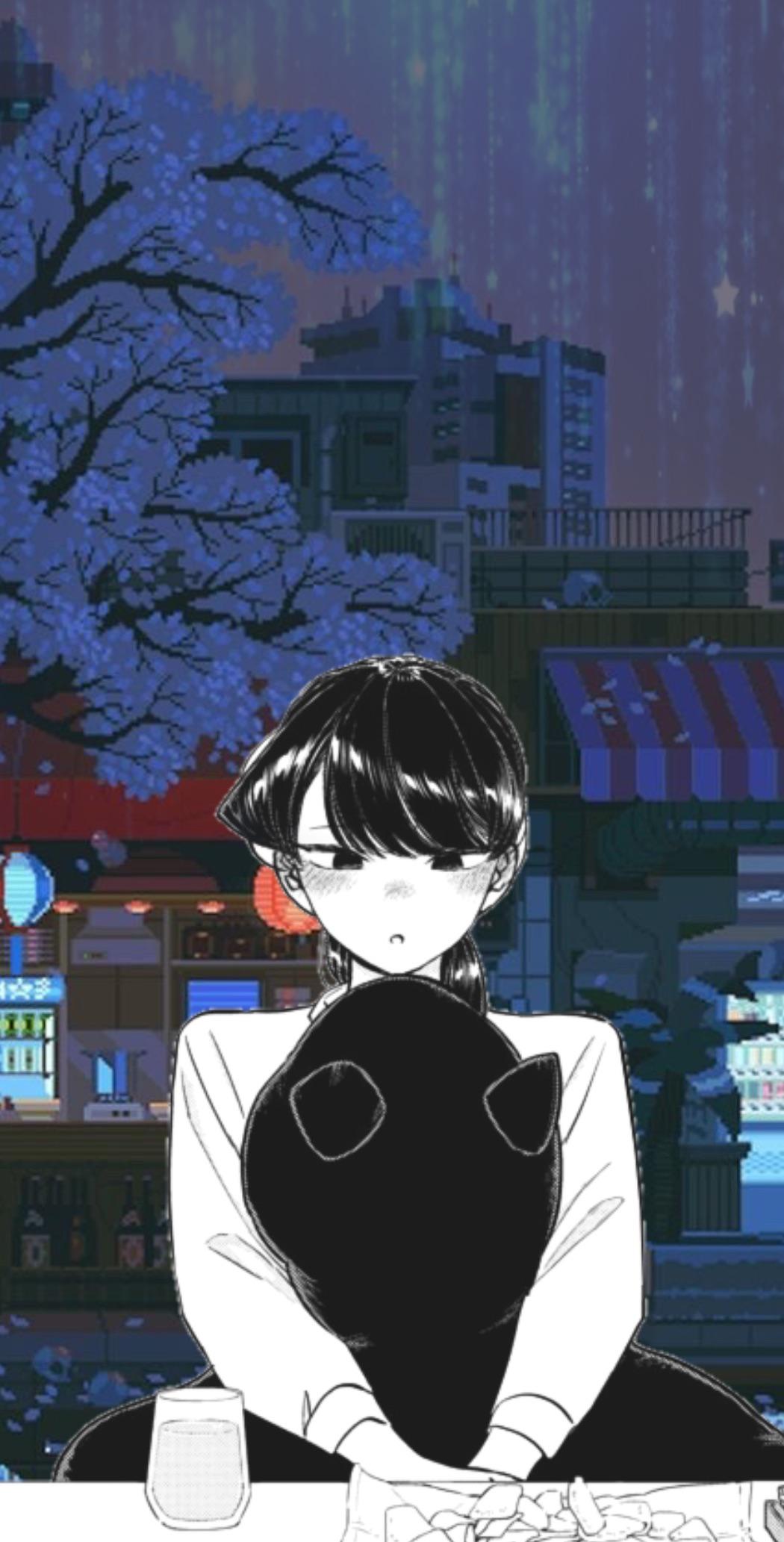 1050x2065 Komi San Phone Wallpaper