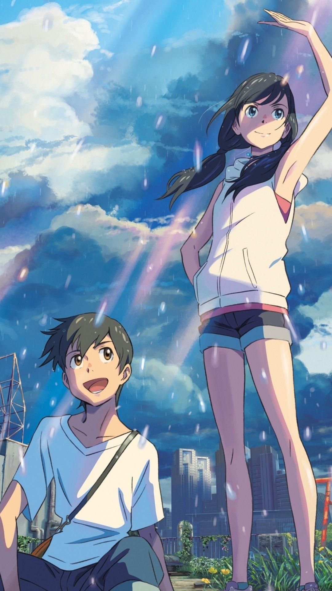 1080x1920 Download 1080x1920 Tenki No Ko, Morisaki Hotaka, Amano Hina