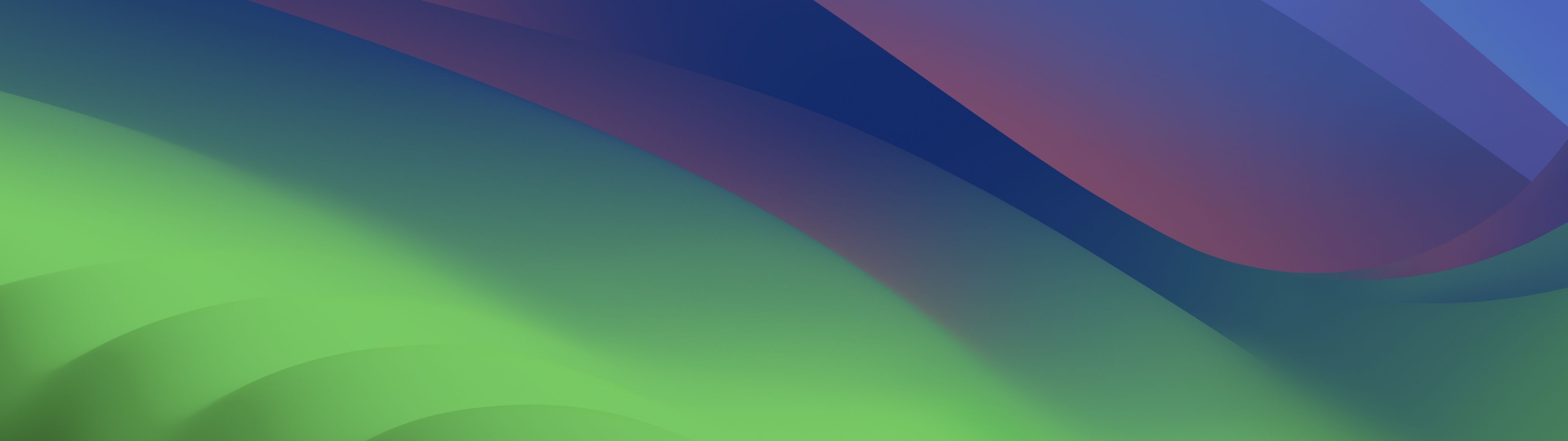 3840x1080 macOS Sonoma Wallpaper 4K, MacBook Air Stock
