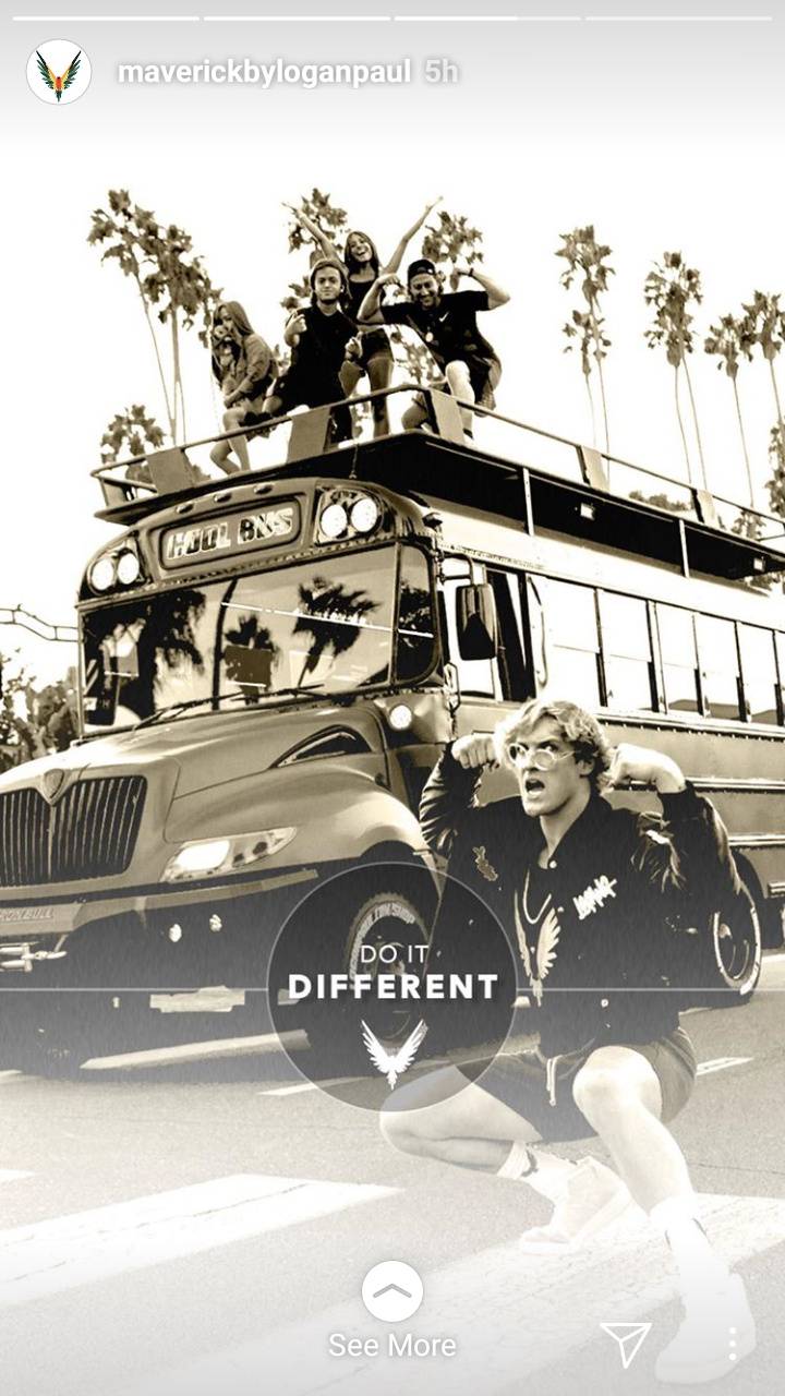 720x1280 Logan Paul COOL BUS Wallpaper