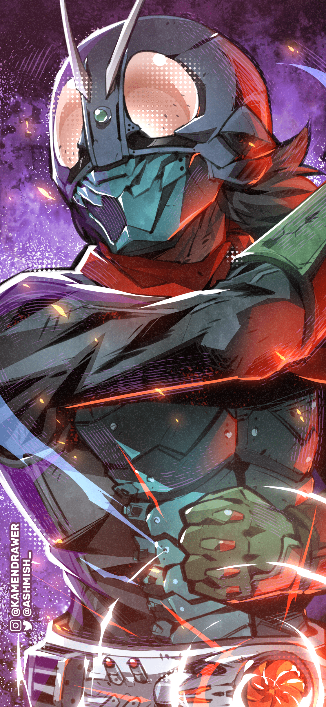 1125x2436 Shin Kamen Rider [Phone Wallpaper]