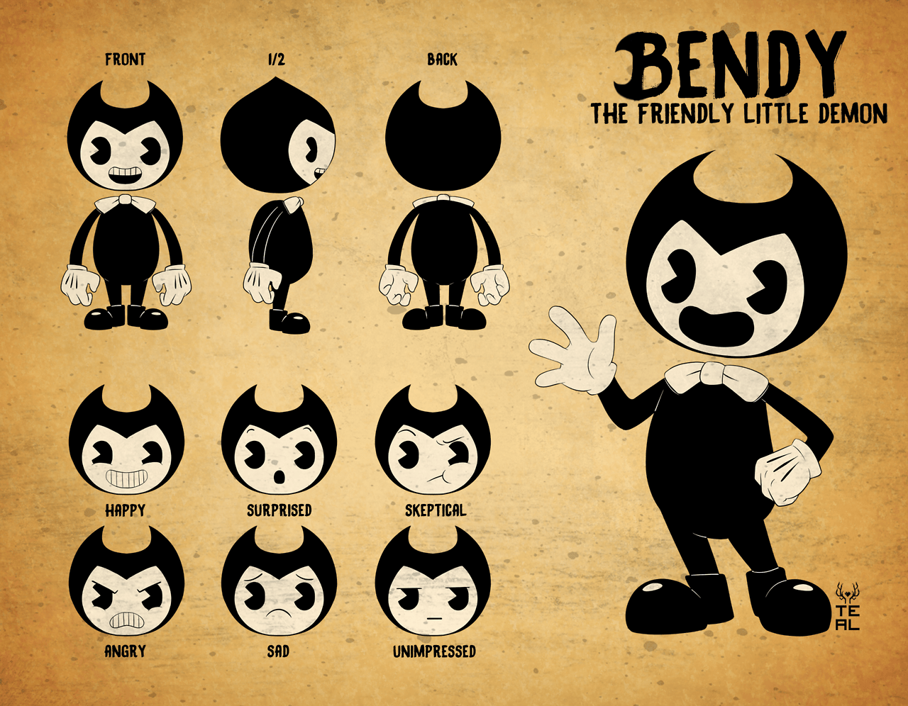 Bendy (Bendy and the Ink Machine)  page 2 of 12 - Zerochan Anime