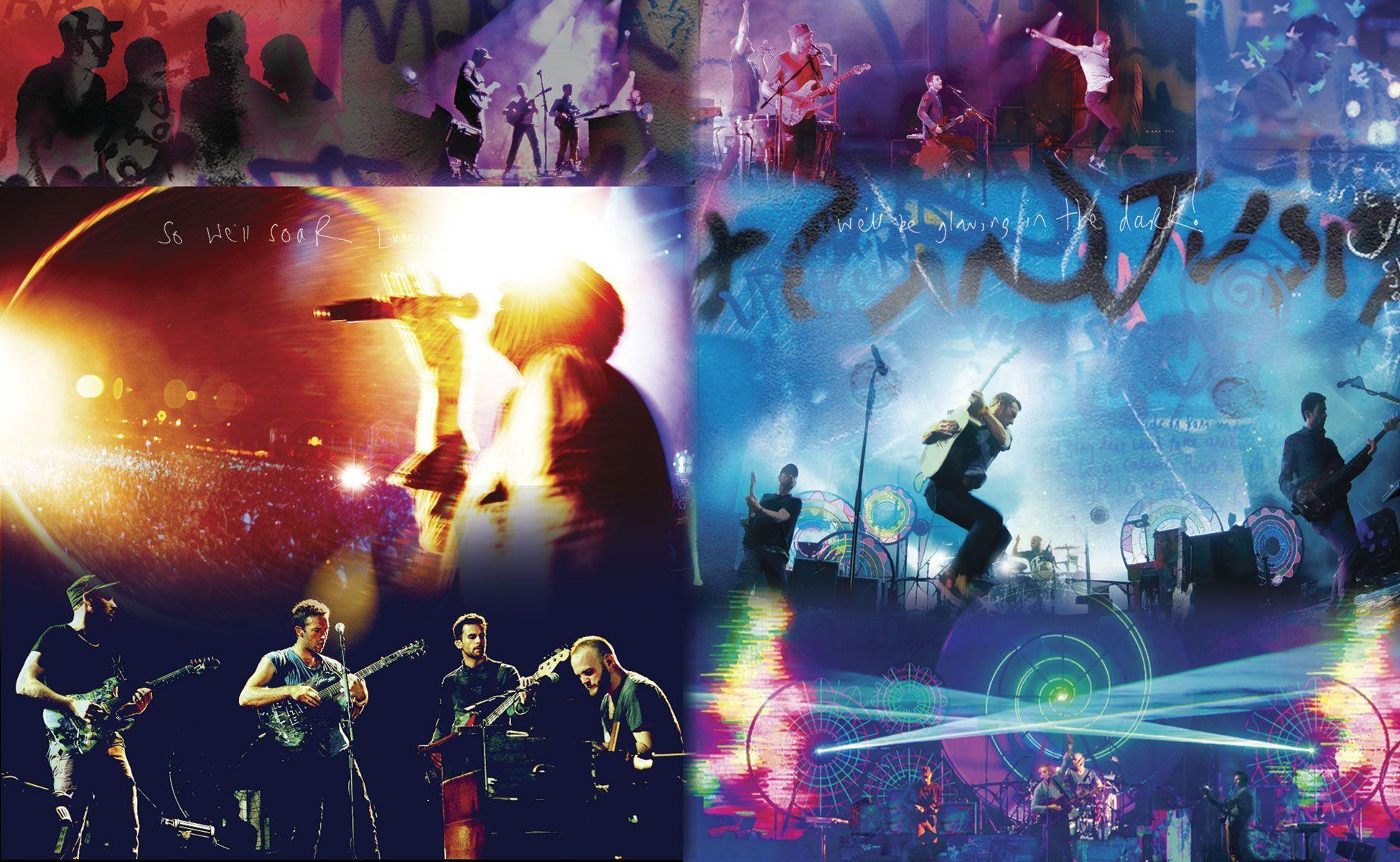 1950x1200 Widescreen Wallpaper of Coldplay, Creative Cover