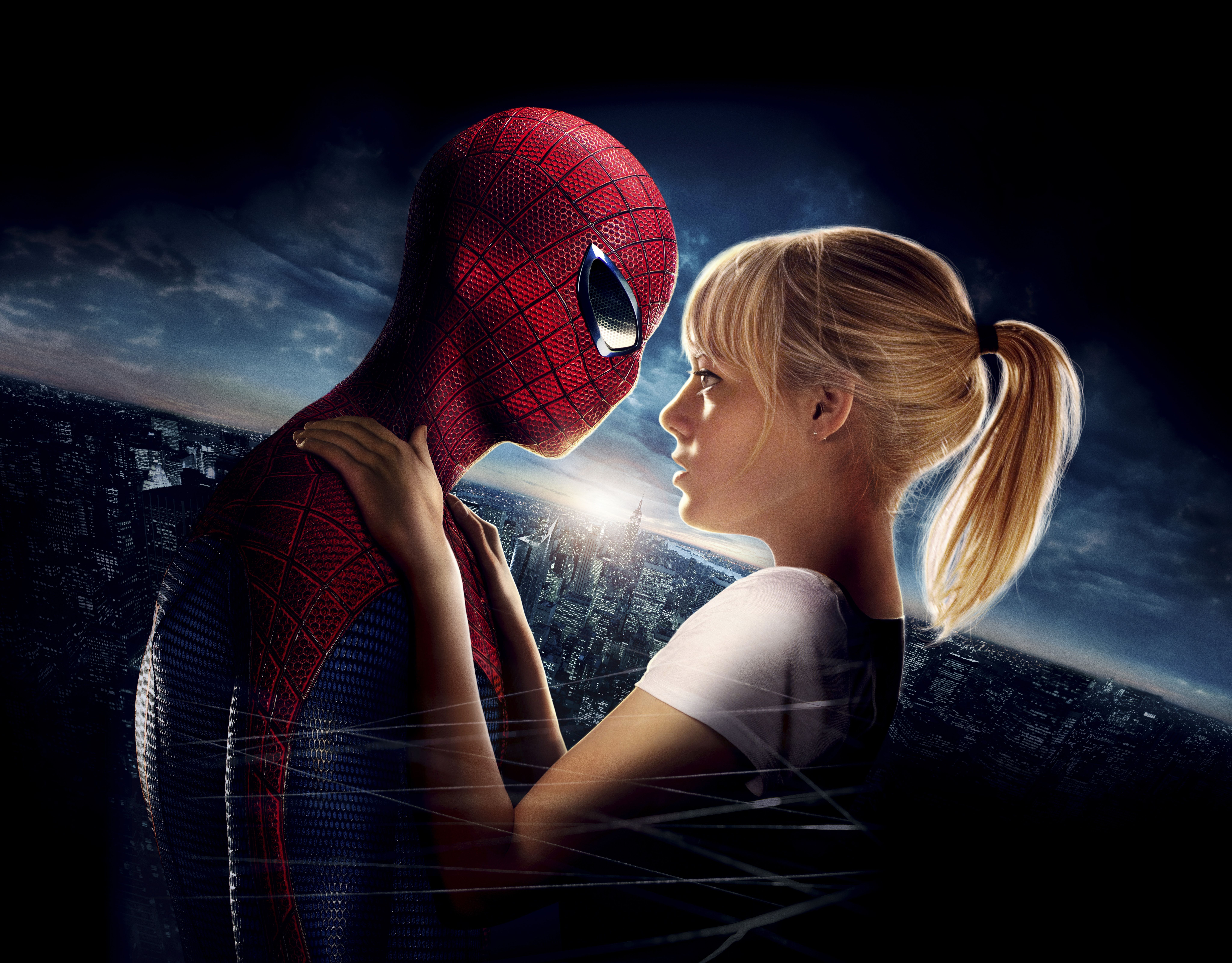 8192x6402 Spider Man With MJ Wallpaper