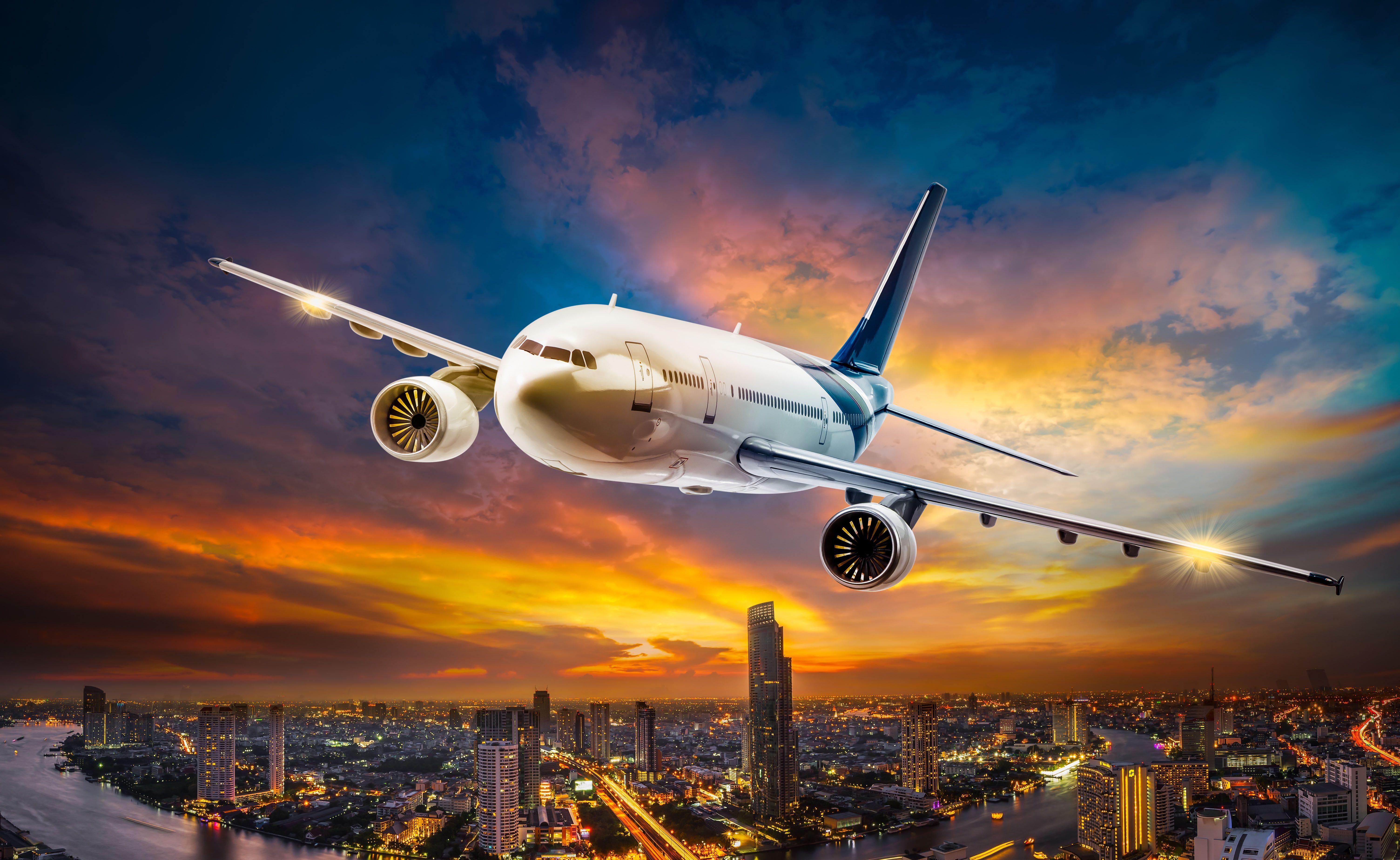 6016x3694 Picture Airplane Passenger Airplanes Flight Aviation 6016x3694