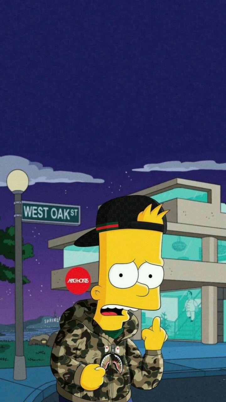 720x1280 bart simpson wallpaper