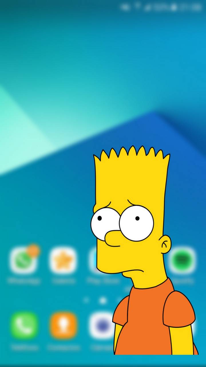 Bart Sad posted by Sarah Walkercute, sad bart HD phone wallpaper