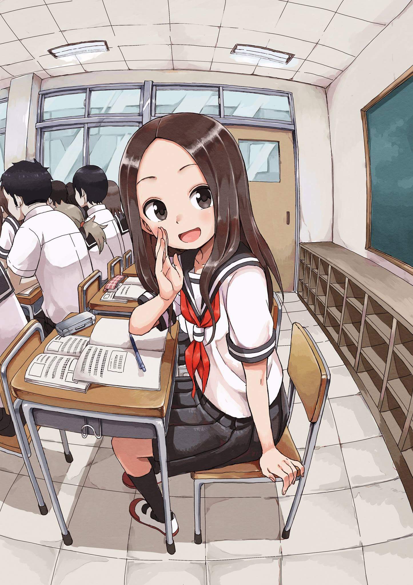 Anime Karakai Jouzu no Takagi-san HD Wallpaper by にゃー