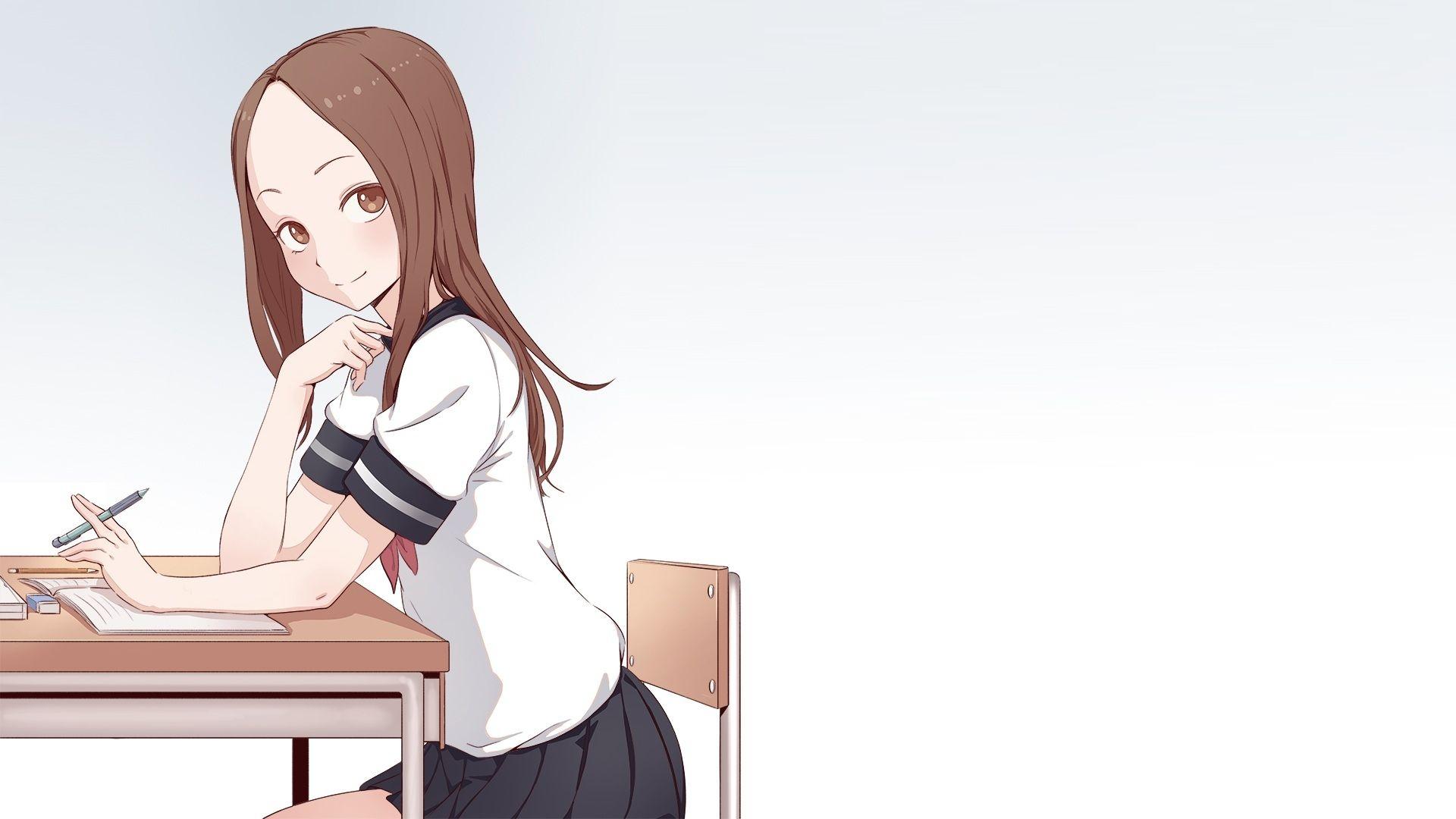 Takagi - Karakai Jouzu no Takagi-san Wallpaper  Anime kawaii, Wallpaper  anime, Ilustrasi karakter