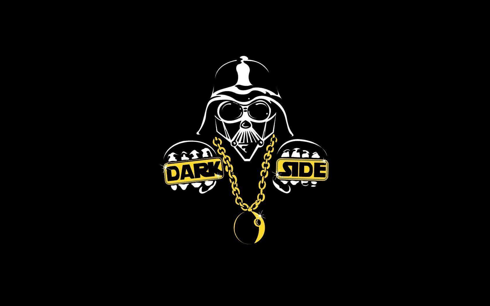 1680x1050 DarthVader Side (Black)