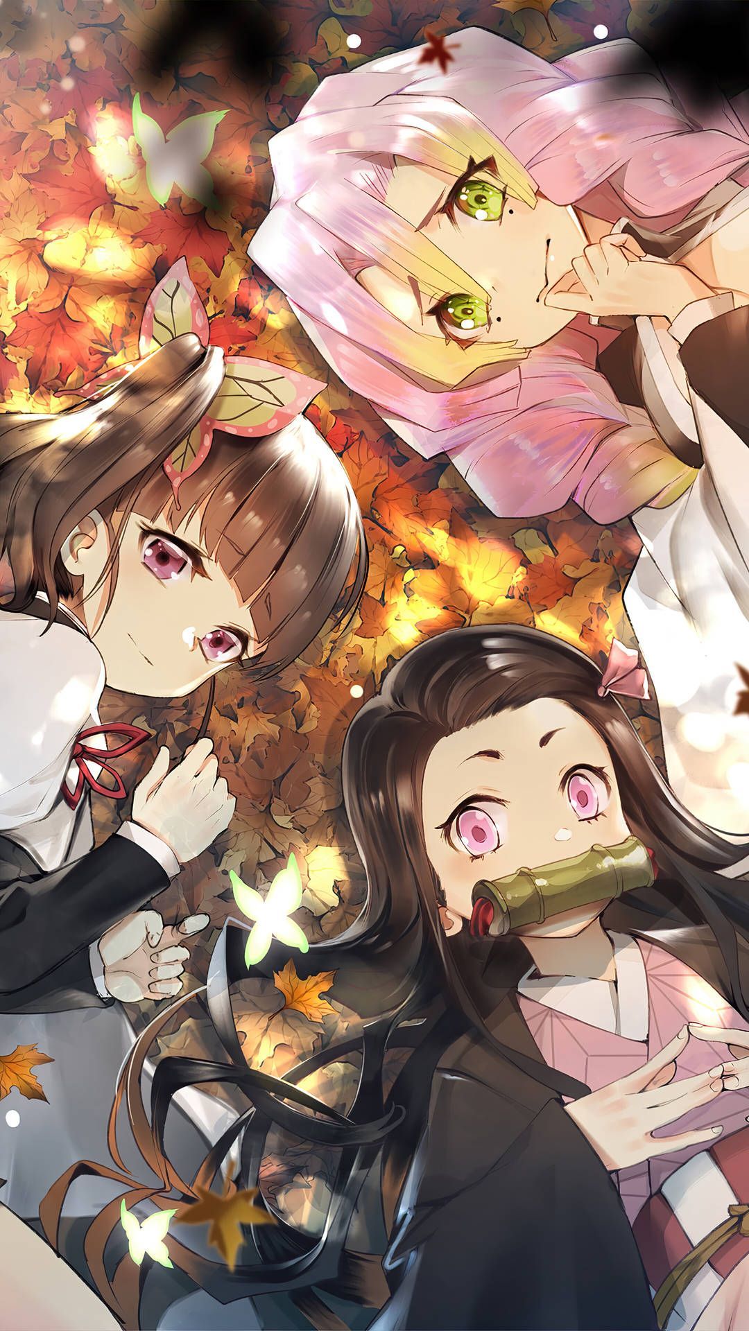 1080x1920 Download Kanae Kocho With Nezuko