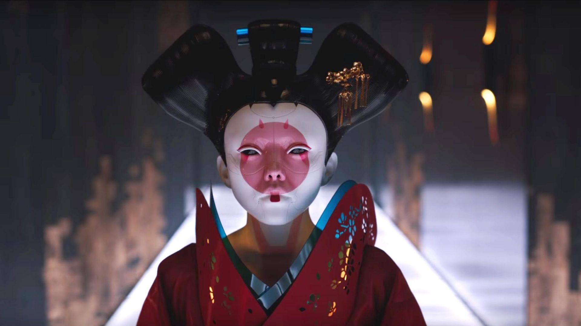 1920x1080 Geisha Ghost In The Shell Wallpaper
