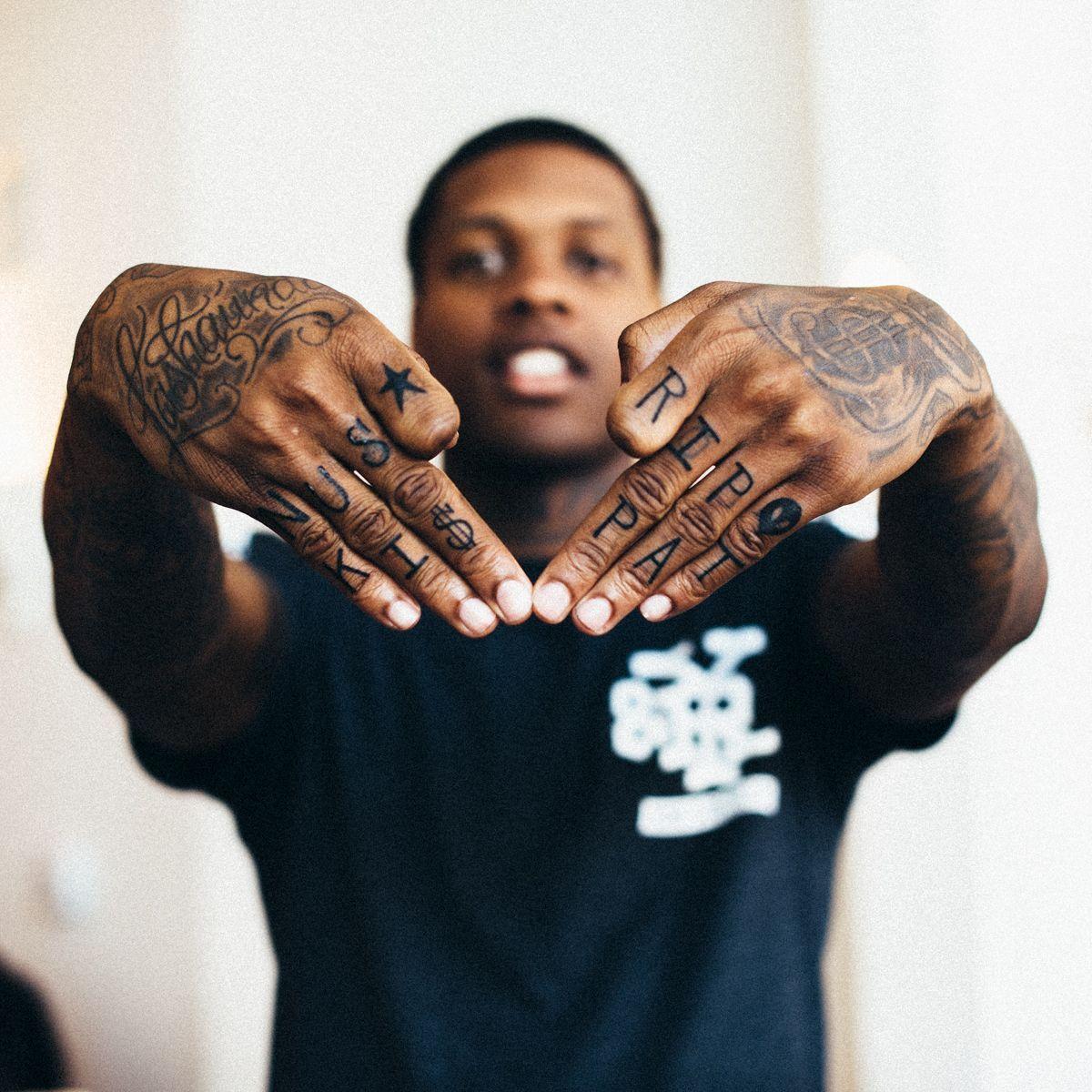 Lil Durk Is Having Tattoos On Body Standing In Red Background HD Lil Durk  Wallpapers  HD Wallpapers  ID 48825