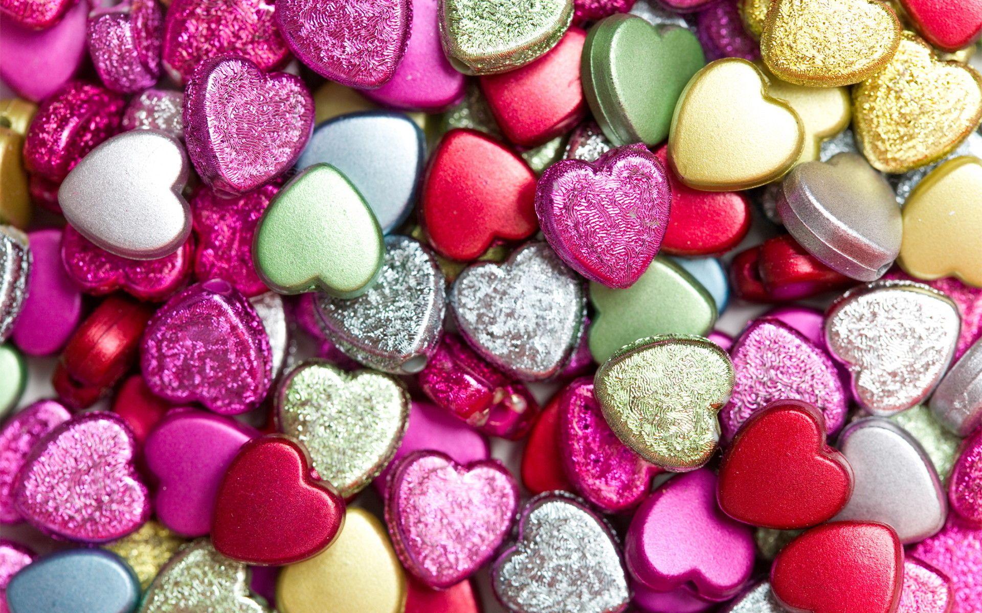 1920x1200 Candy Heart Wallpaper