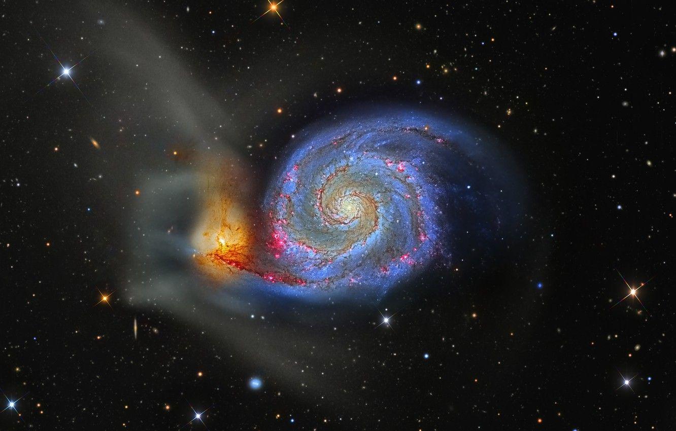 1332x850 Wallpaper galaxy, The Dogs Of War, M Whirlpool, in