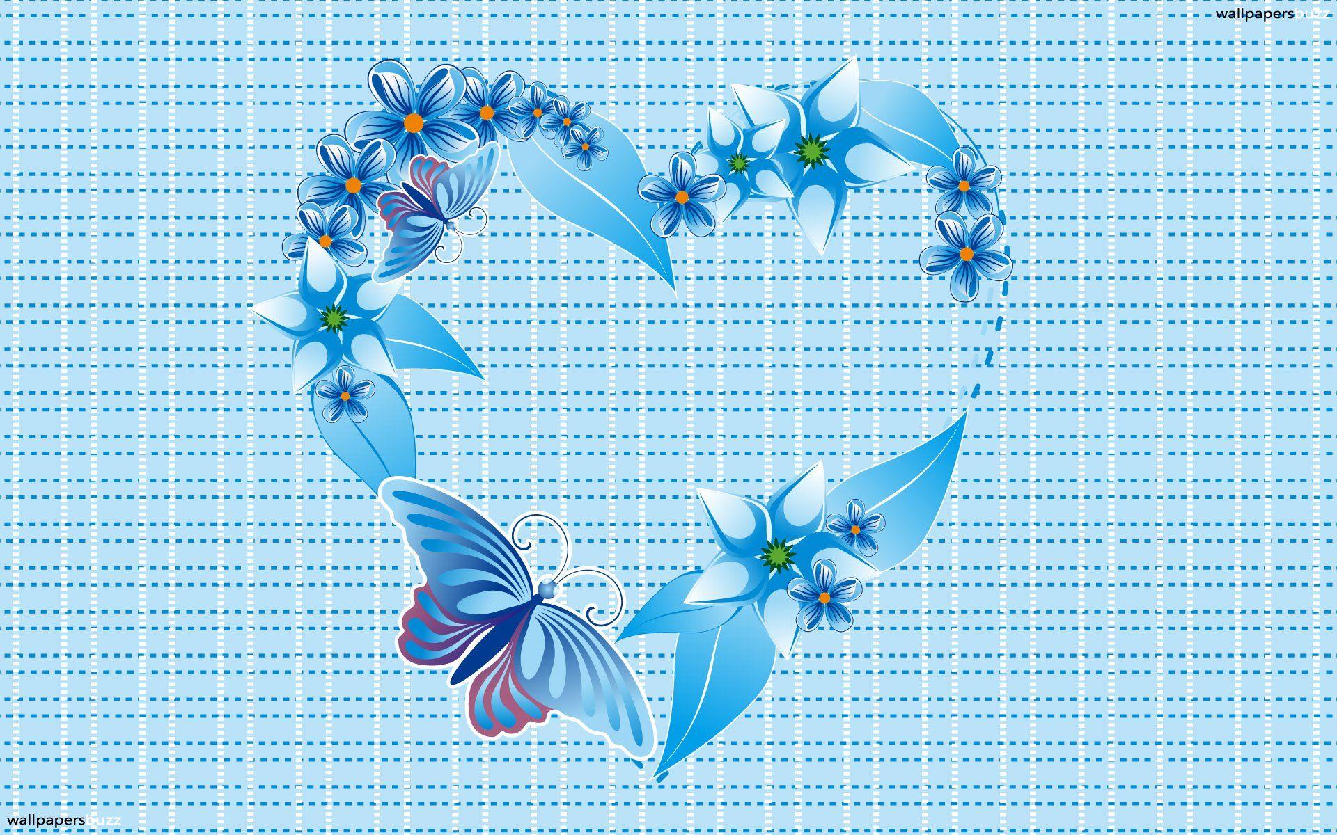 1920x1200 Blue heart HD Wallpaper