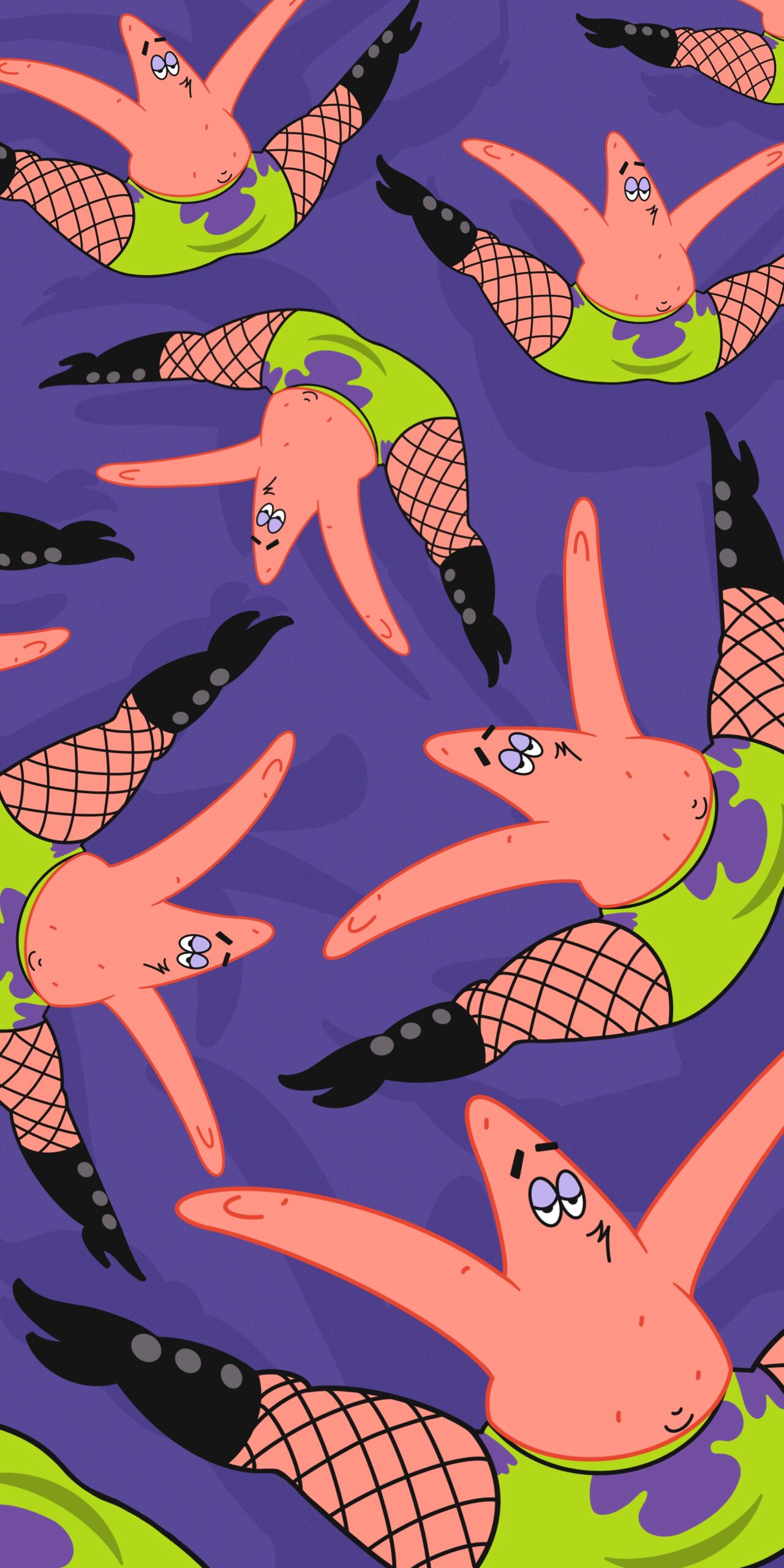 1280x2560 Fishnet patrick star. Patrick starfish in fishnets, Spongebob squarepants wallpaper, Spongebob background
