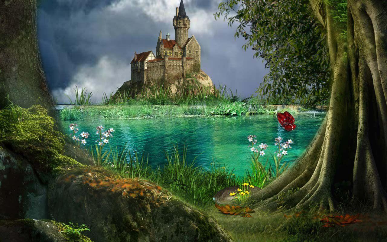 1280x800 Fairytale Landscape Wallpaper
