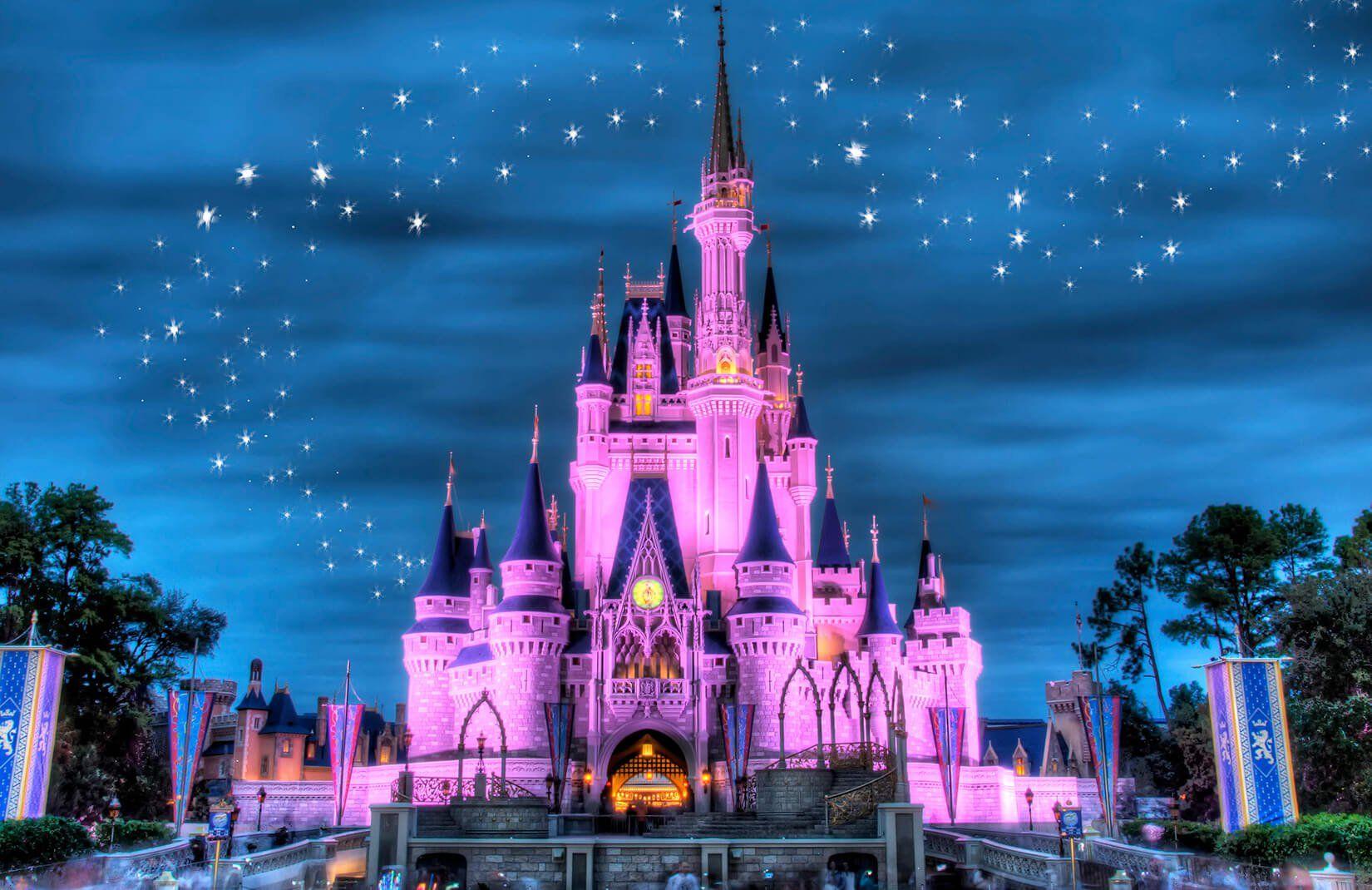 1650x1070 Walt Fairytale Castle Mural Wallpaper