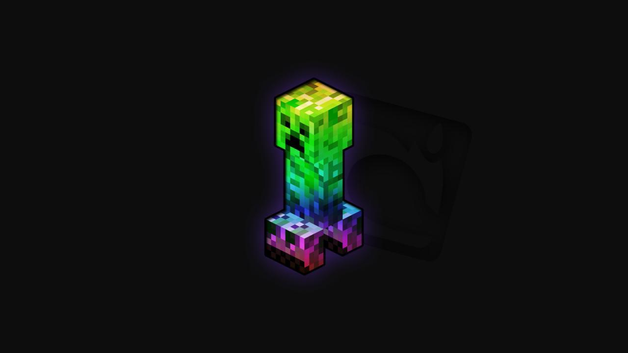 1280x720 Minecraft Creeper Wallpaper Group , Download for free