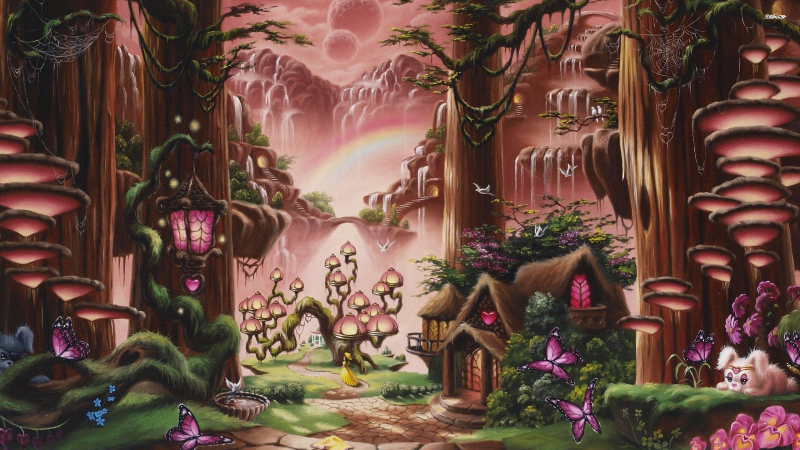 2560x1440 Fairytale land wallpaper wallpaper