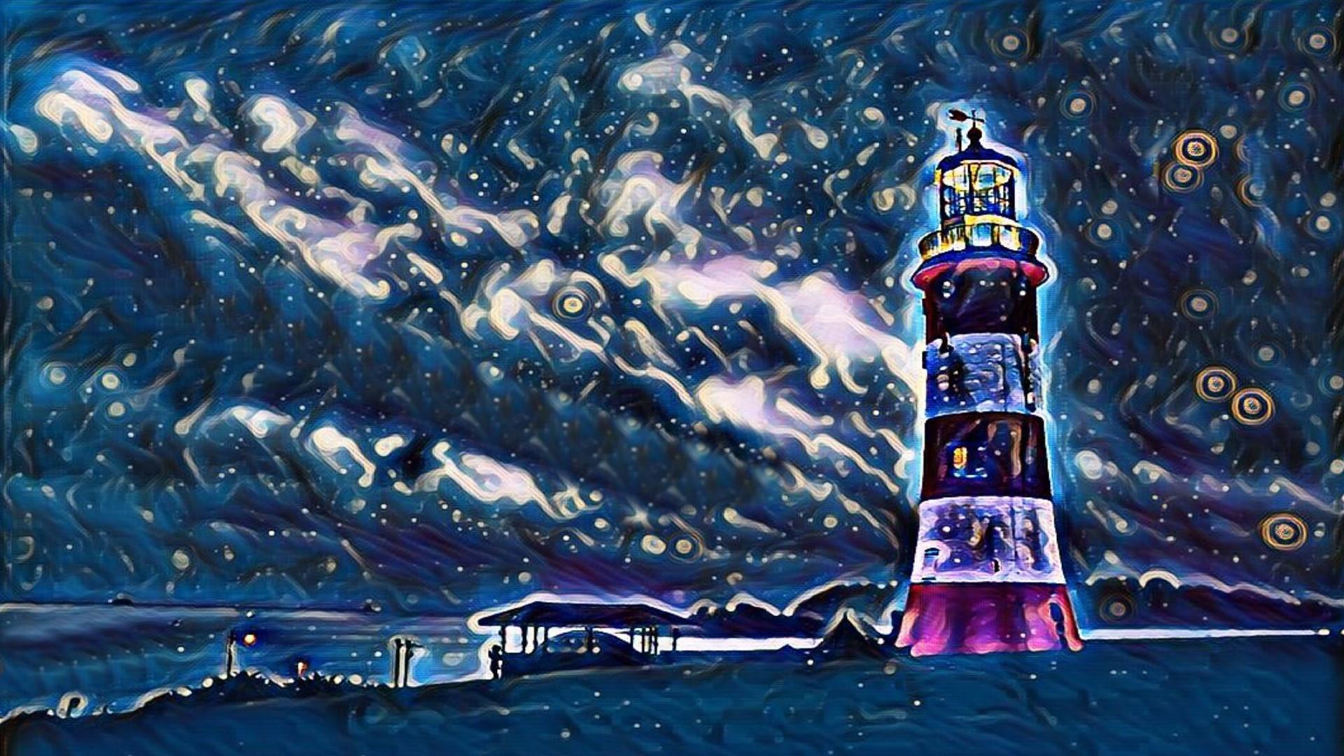 1920x1080 Fairytale Lighthouse Wallpaper. Wallpaper Studio 10. Tens