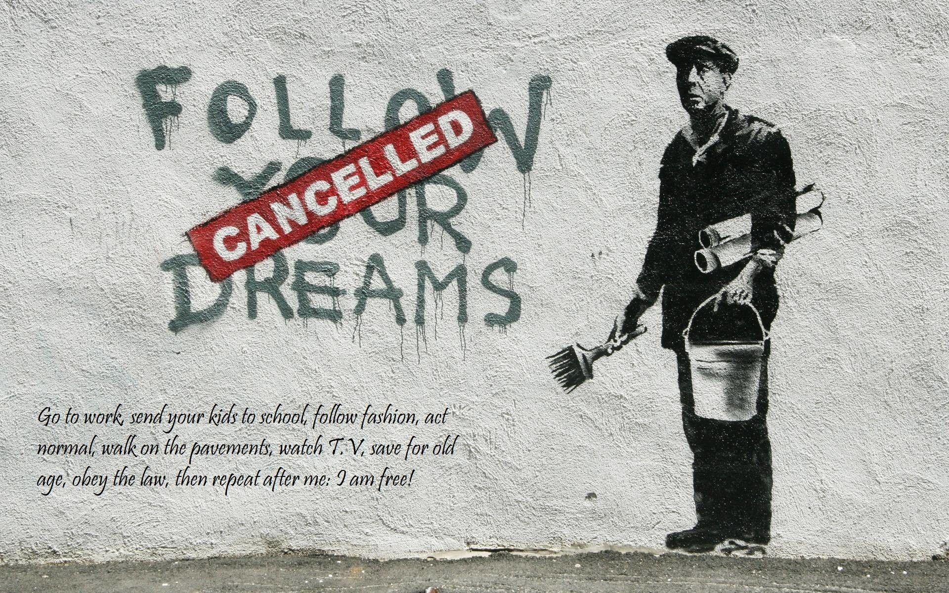 Banksy Wallpapers Top Free Banksy Backgrounds Wallpaperaccess