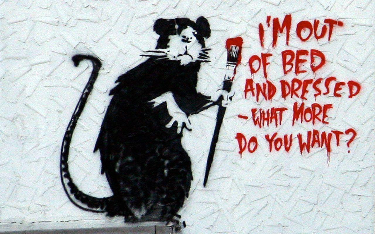 Banksy Wallpapers Top Free Banksy Backgrounds Wallpaperaccess
