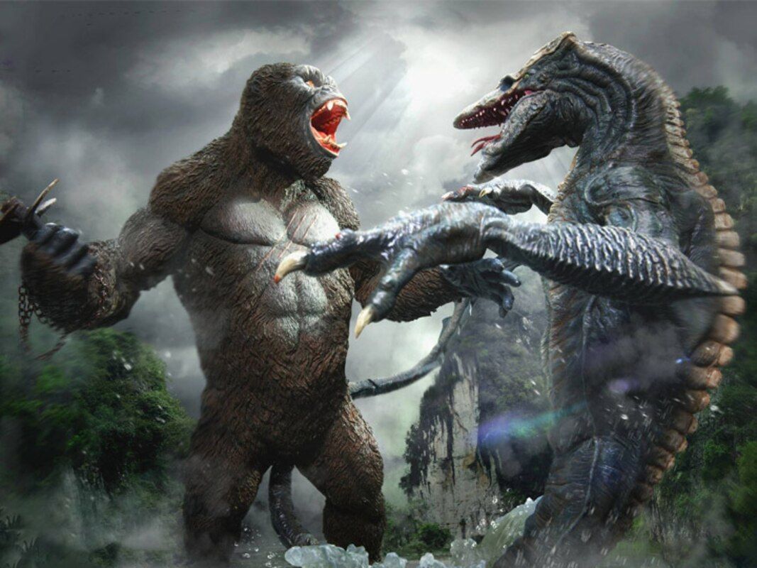 1067x800 Skull Island Kong Vs. Skullcrawler Soft