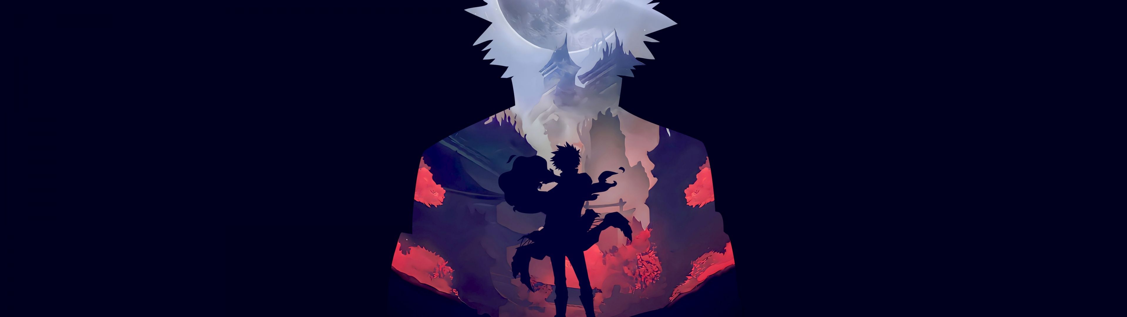 3840x1080 Dabi Wallpaper 4K, Dark background, My